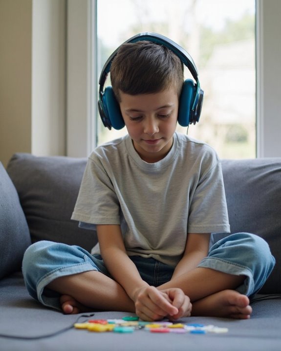 autistic people wear headphones