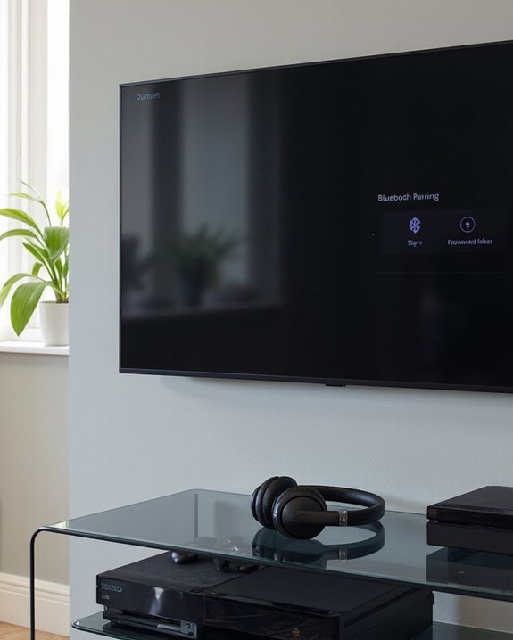 connect bluetooth headphones tv