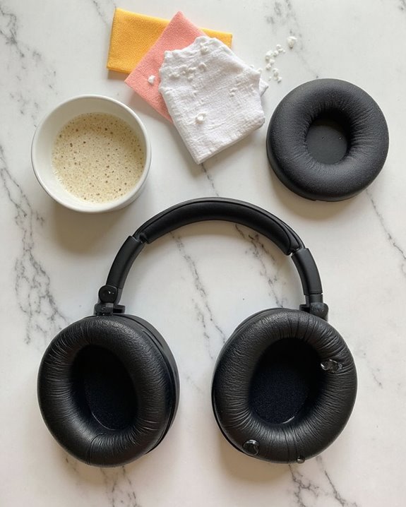 deep clean headphone pads