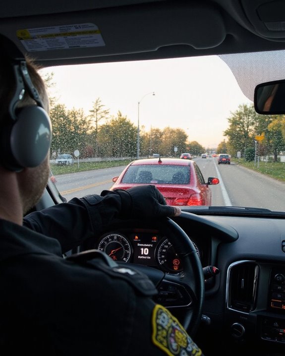 detecting driver headphone use