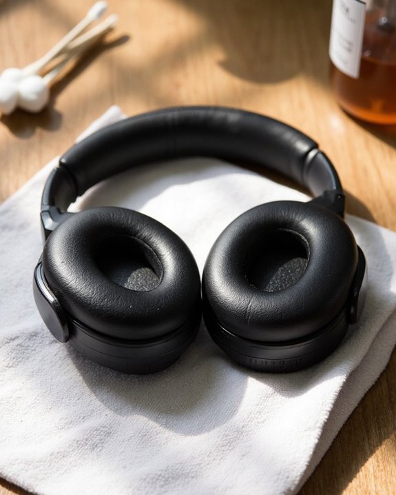 ear cushions and headband care