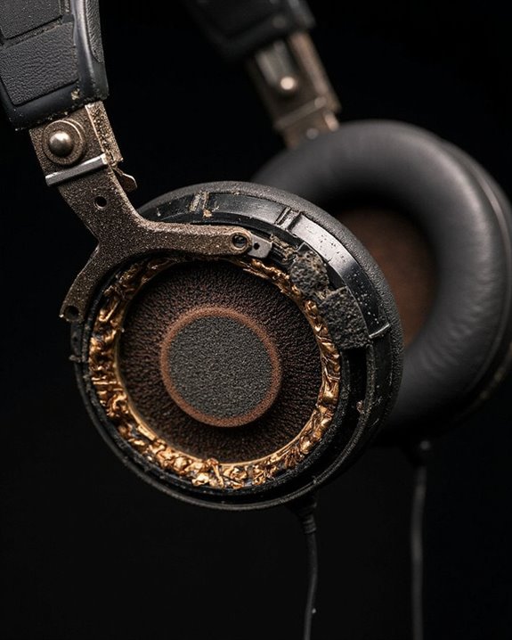hardware damage degrades audio