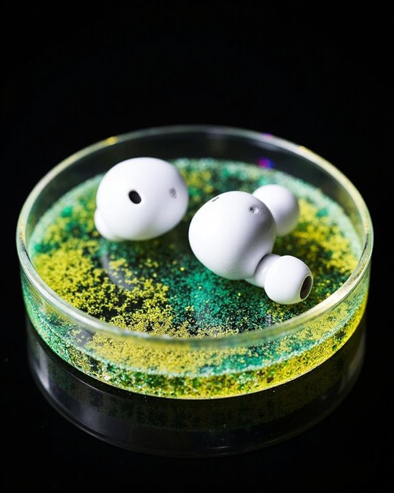 headphones alter ear microbiome