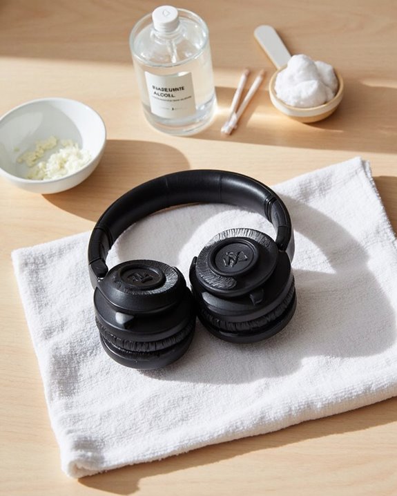material specific headband cleaning techniques
