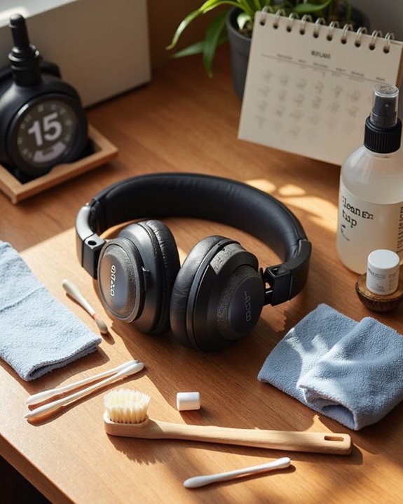 regular headphone maintenance schedule