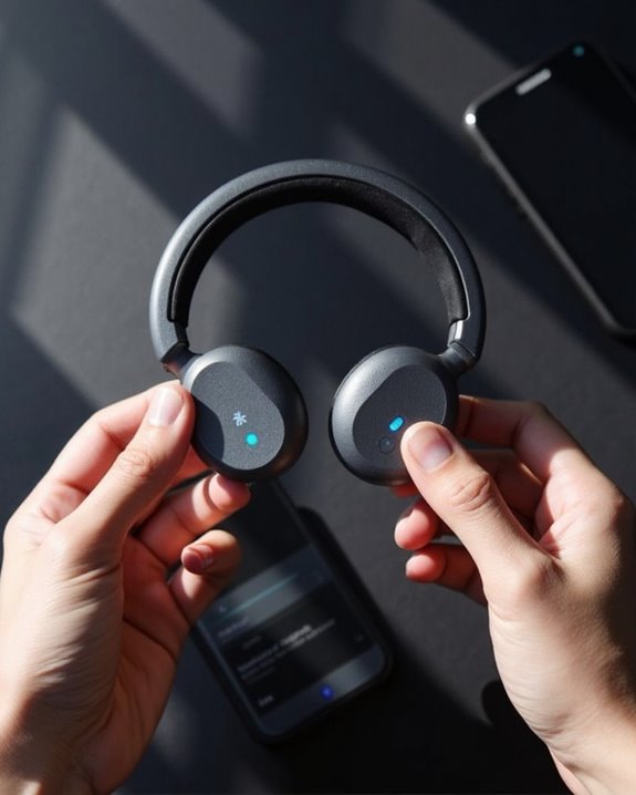 reset and re pair headphones