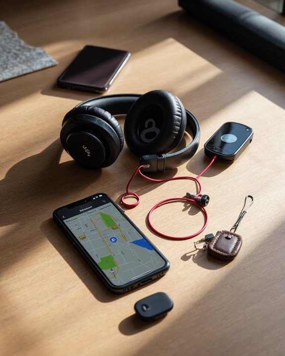 secure headphones with measures