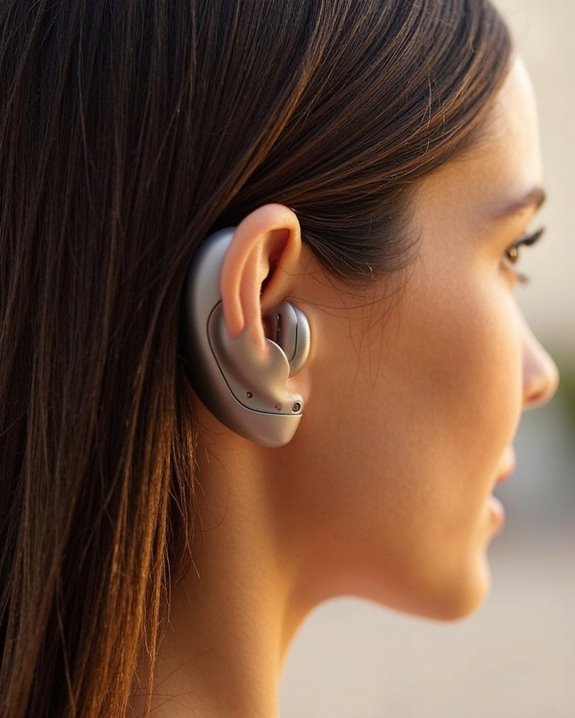 sound through bone vibrations