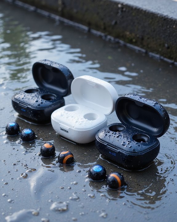 three best waterproof earbuds