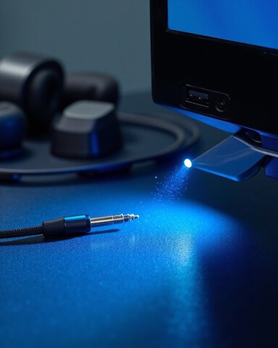 toslink optical audio connection