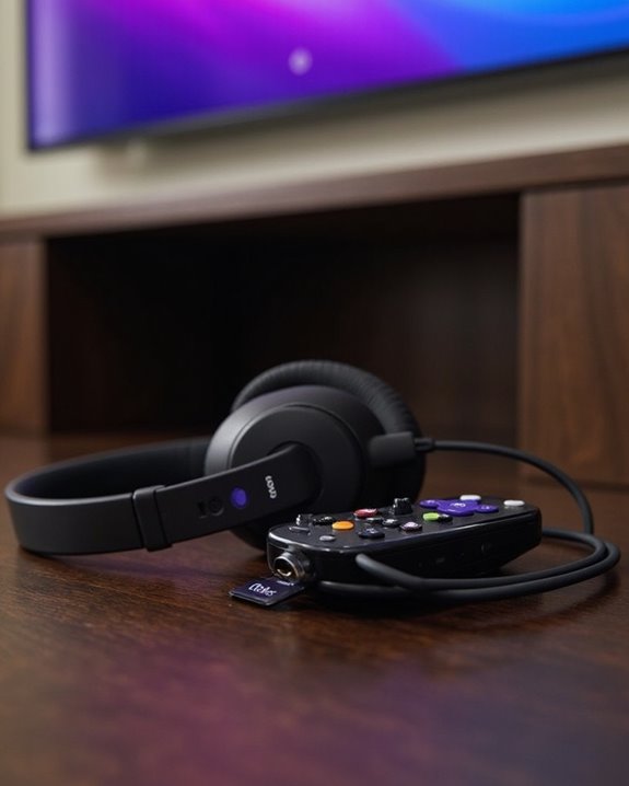 using headphones with roku